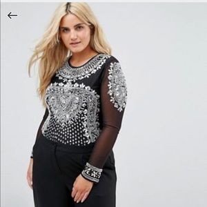 ASOS Sequin bodysuit
